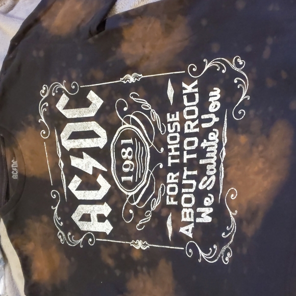 ACDC Tshirt bleached size L - Picture 3 of 7